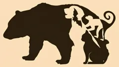 Optička iluzija s pet životinja: koju vidiš prvo i što to govori o tvojoj osobnosti?