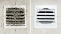 Na rešetki ventilacije u kupaonici nakupio se sloj prašine. Kako ukloniti prašinu pomoću japanske tehnologije