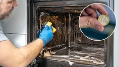 Kako možete lako očistiti masnoću i prljavštinu iz pećnice? Evo zašto će vam trebati kovanica i soda bikarbona.